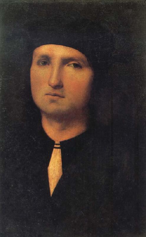 PERUGINO, Pietro Portrait of a Young Man